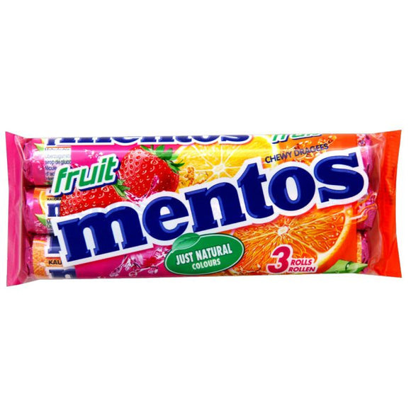 Mentos Fruit 3pack