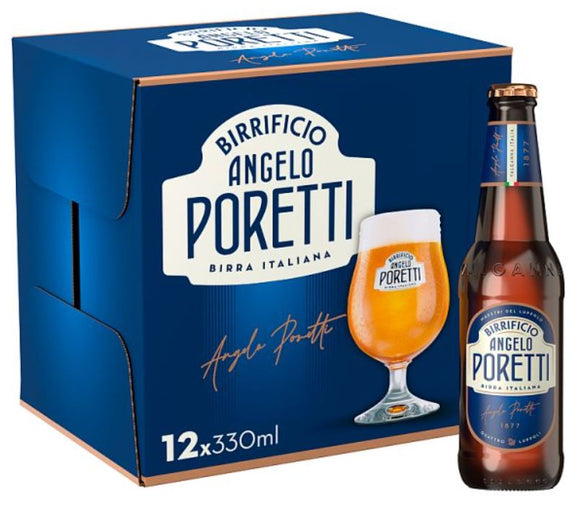 Birrificio Angelo Poretti Premium Lager Beer 12 x 330ml Bottle