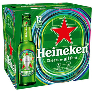 Heineken Premium Lager Beer Bottle 12x330ml