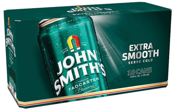 John Smiths Extra Smooth Beer 10x440ml