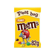 M&Ms Peanut Treat Bag 82g