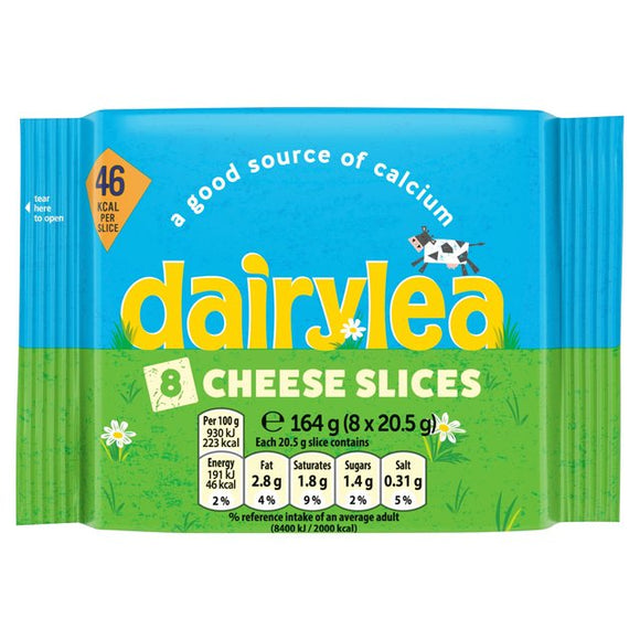 Dairylea Cheese Slices 8 Pack 164g