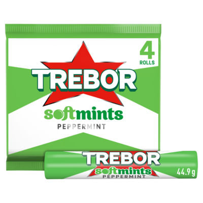 Trebor Softmints Peppermint 4pack