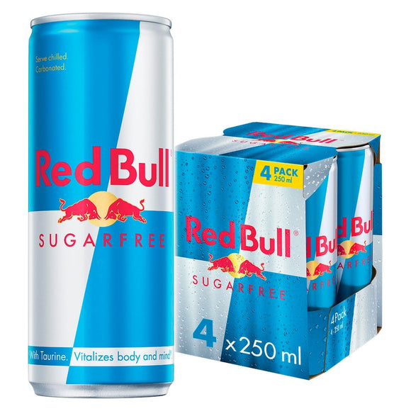 Red Bull Sugar Free 4x250ml