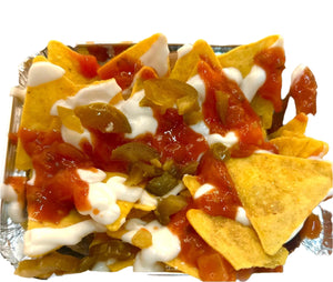 Plain Salsa Nachos