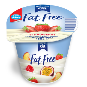 GA Fat Free Strawberry Flavoured Yogurt 150g