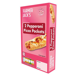 Farmer Jack’s 2 Pepperoni Pizza Pockets 240g