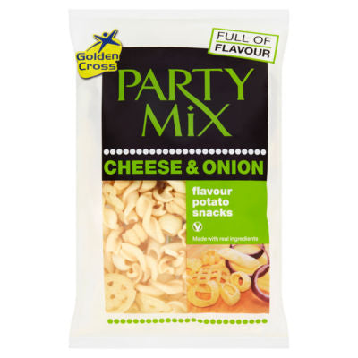 Golden Cross Party Mix Cheese & Onion Flavoured Snacks 150g