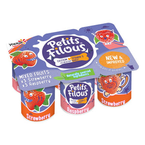 Petit Filous Kids Yoghurt Pots 6x47g