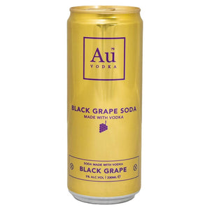 AU Vodka Black Grape Soda 330ml