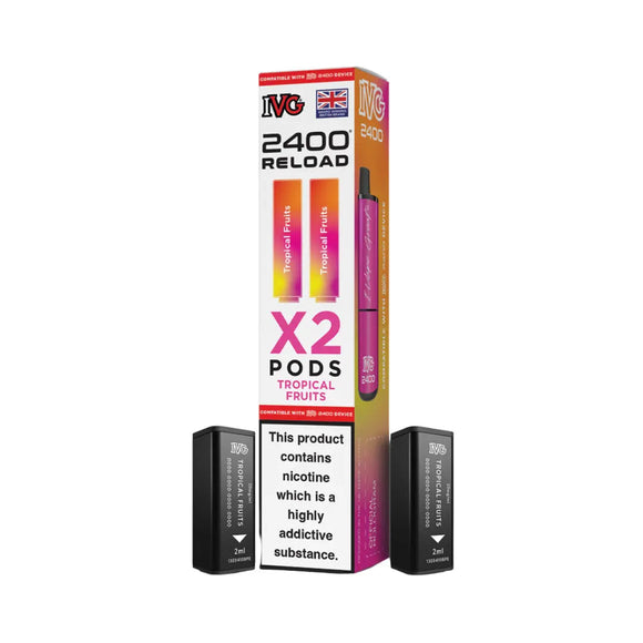 IVG Reload Tropical Fruits Pods x2 2400