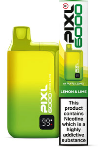 Pixl 6000 Lemon & Lime 20mg