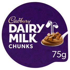 Cadbury Dairy Milk Chunks Dessert Pot 75g