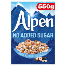 Alpen No added sugar 550g