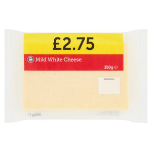 Euro Shopper Mild White Cheese 350g