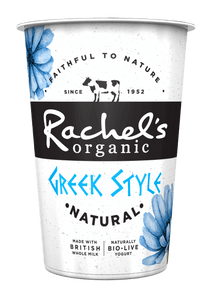 Rachel's Organic Greek Style Set Natural Yogurt 450g