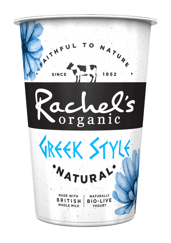 Rachel's Organic Greek Style Set Natural Yogurt 450g