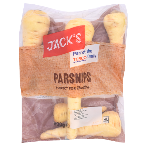 Jack's Prepack Parsnips 500g