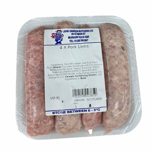 Dawson’s 4x Pork links