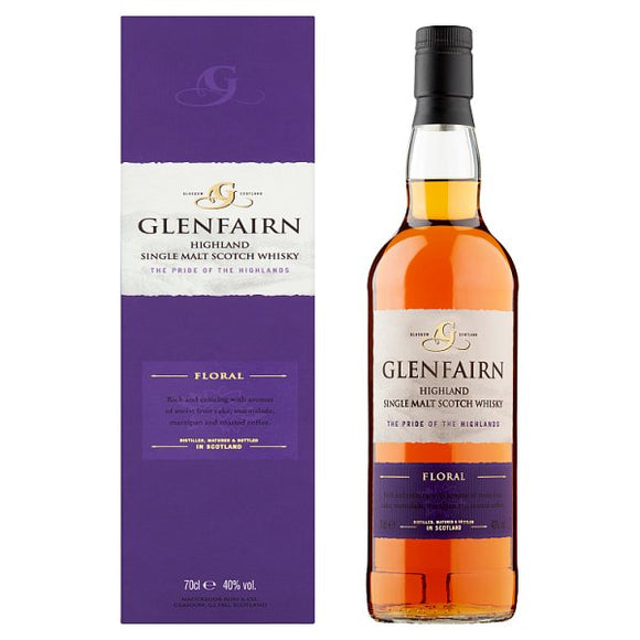 Glenfairn Floral Highland Single Malt Scotch Whisky 70cl