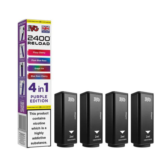 IVG 4In1 Purple Edition Pods 2400