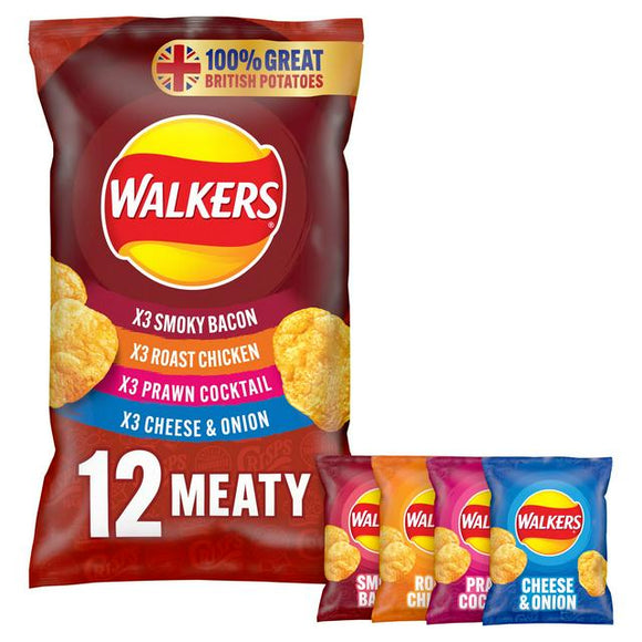 Walkers Meaty 12x25g