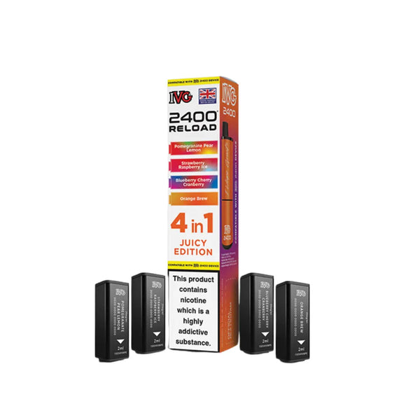 IVG 4In1 Juicy Edition Pods 2400