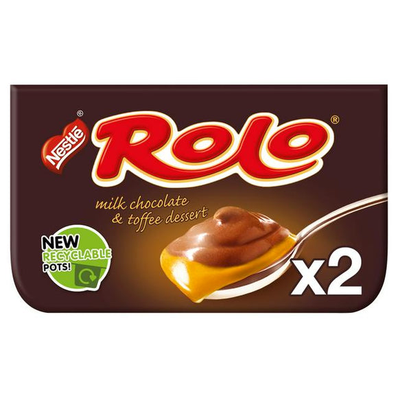 Rolo Milk Chocolate & Toffee Dessert 2 x 65g