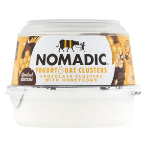 Nomadic Yogurt & Oat Clusters Chocolate & Honeycomb 169g