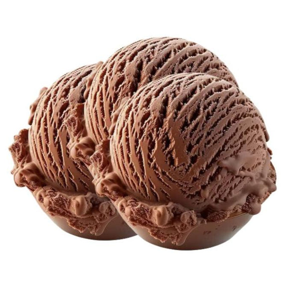 Three Scoop Chocolate Ice Cream