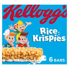 Kelloggs Rice Krispies Cereal Bar 6pack