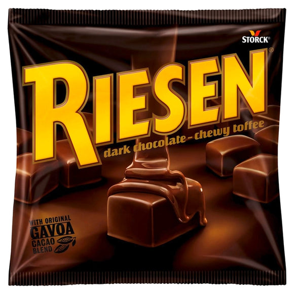 Riesen Dark Chocolate - Chewy Toffee 110g