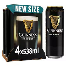 Guinness Draught 4x538ml