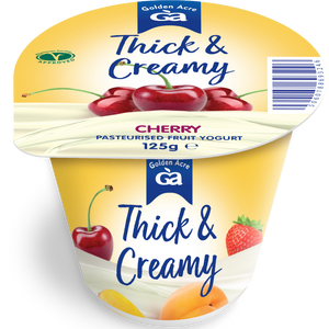 GA Thick & Creamy Cherry Flavoured Yogurt 125g