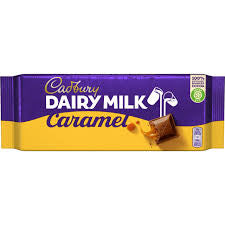 Dairy milk caramel sharing block 120g