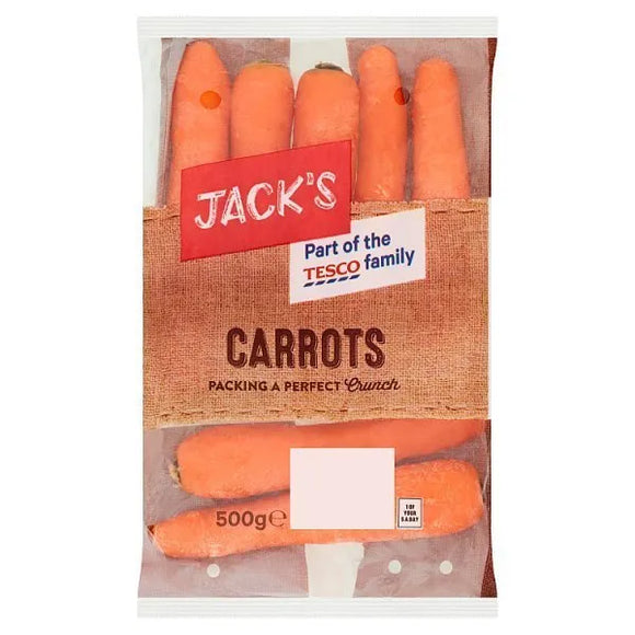 Jack's Prepack Carrots 500g