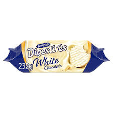 Mcvities white chocolate digestive 232g