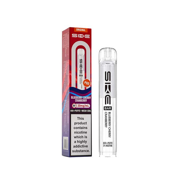 SKE Crystal Bar Pod Blueberry Cherry Cranberry 20mg