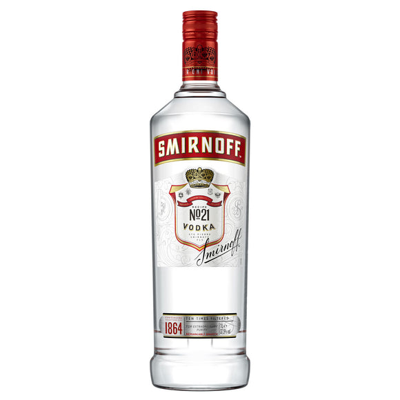 Smirnoff No.21 Red Label Vodka 1ltr