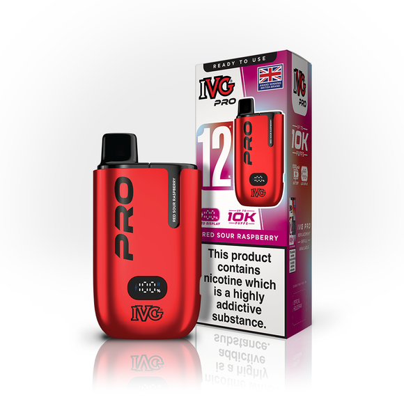 IVG Pro Red Sour Raspberry Kit 10k