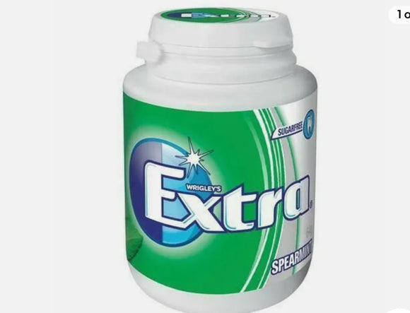 Extra gum spearmint tub 64g