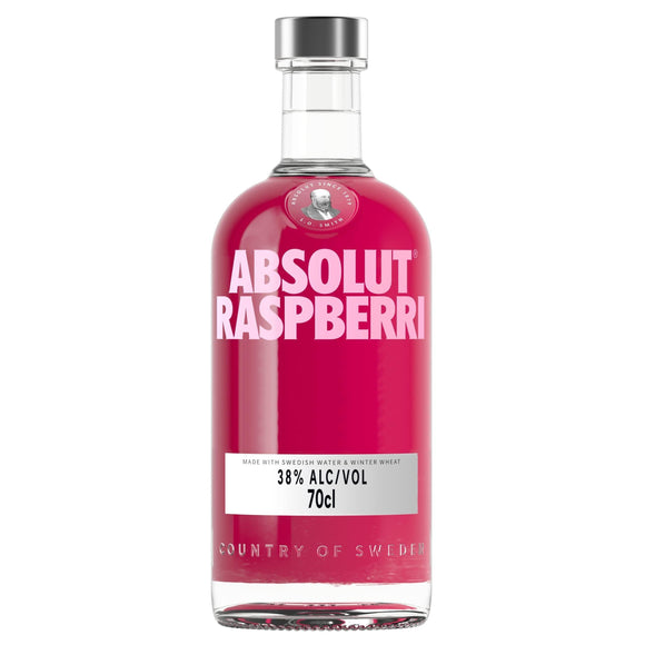 Absolut Raspberri Flavoured Swedish Vodka 70cl