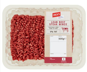 Jack’s Beef Steak Mince 500g