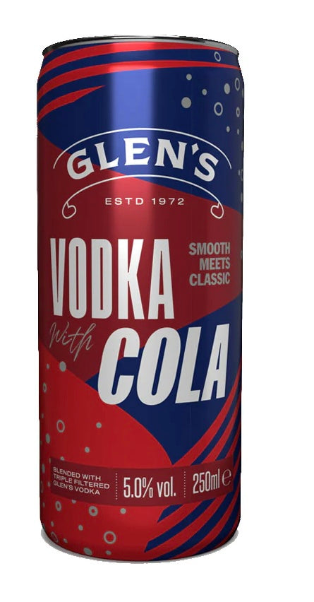 Glens Vodka & Cola 250ml