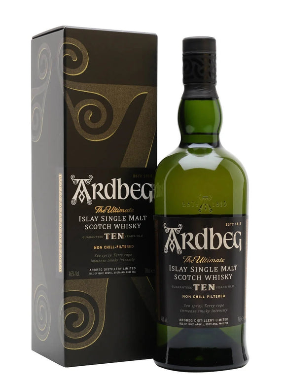 Ardbeg Single Malt Scotch Whisky 10 Year Old 70cl