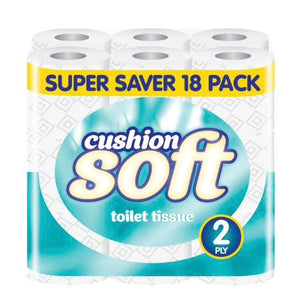 Cushion Soft Toilet Tissue Super Saver 18 Pack