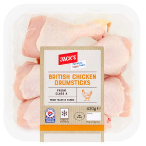Jack's British Chicken Drumsticks 430g