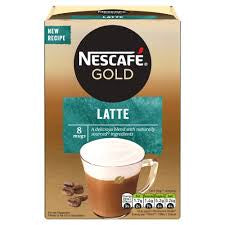 Nescafe Gold Latte Instant Coffee 8 x 15.5g Sachets