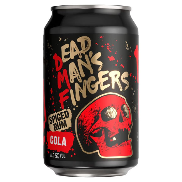 Dead Man's Finger Spiced Rum & Cola 330ml