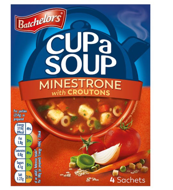 Batchelors 4 Cup a Soup Minestrone with Croutons 94g